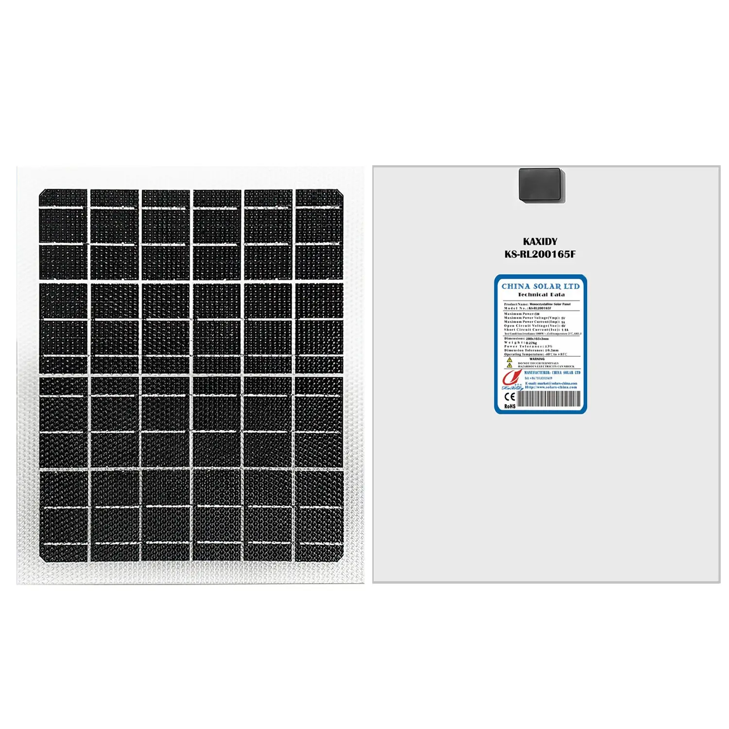Fotovoltaikus Napelem 5W
