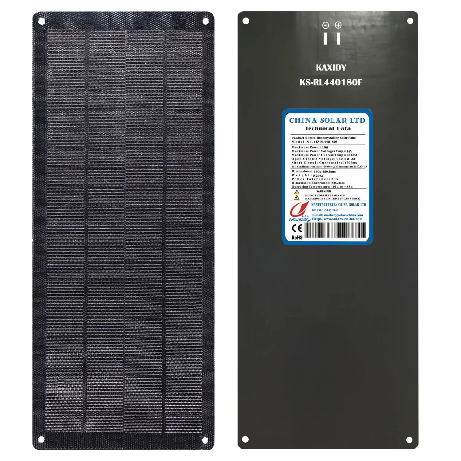 Rugalmas Napelem 10W