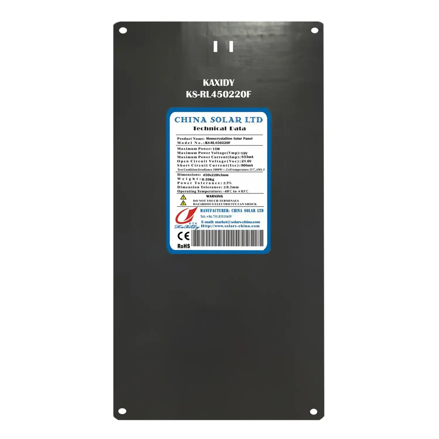 Rugalmas Napelem 20W
