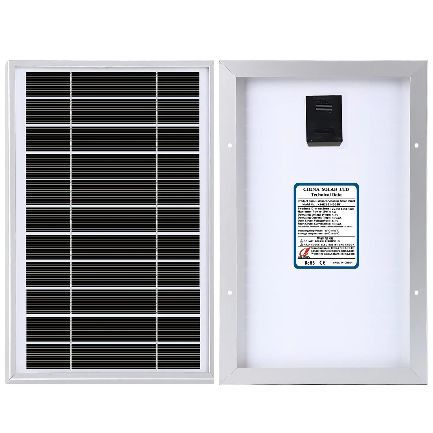 Fotovoltaikus Napelem 5W