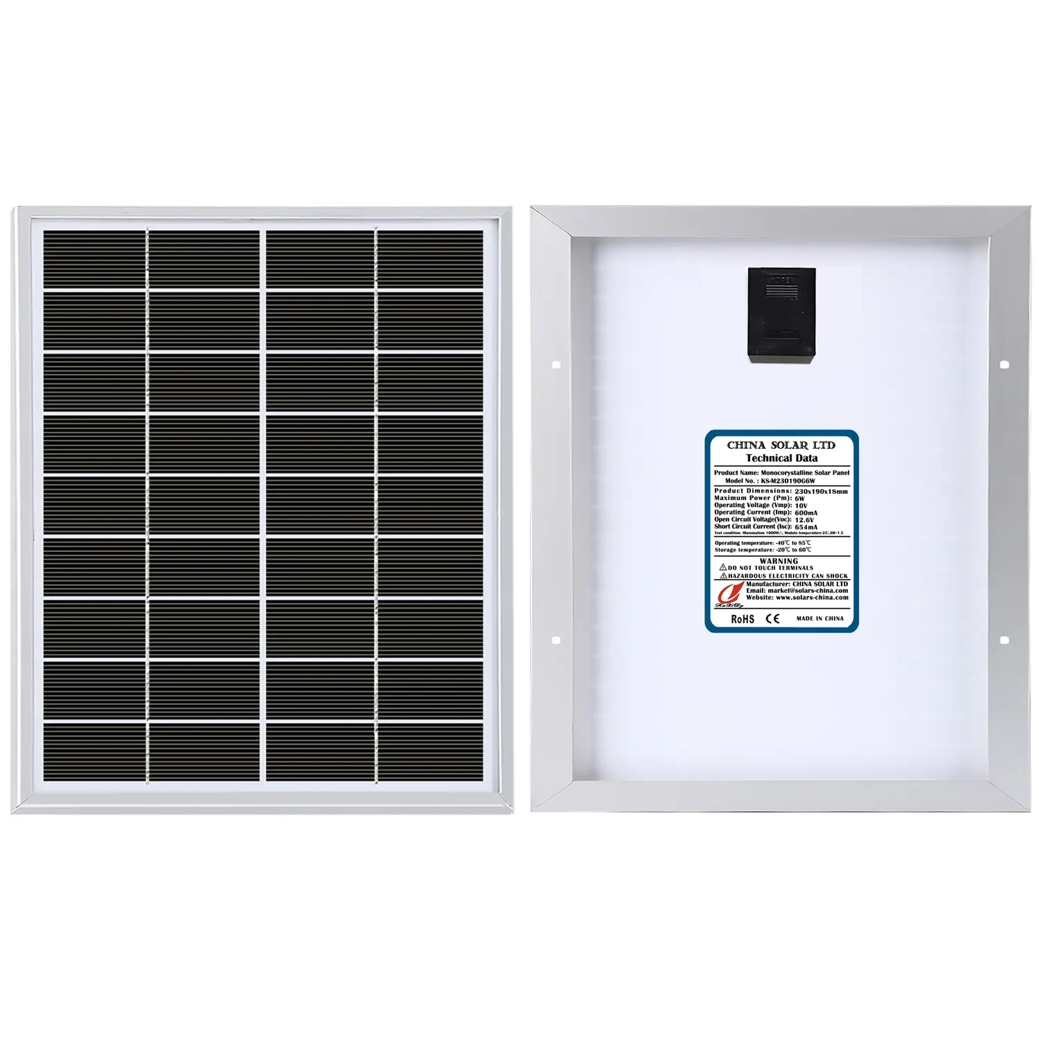 6W Fotovoltaikus Napelem