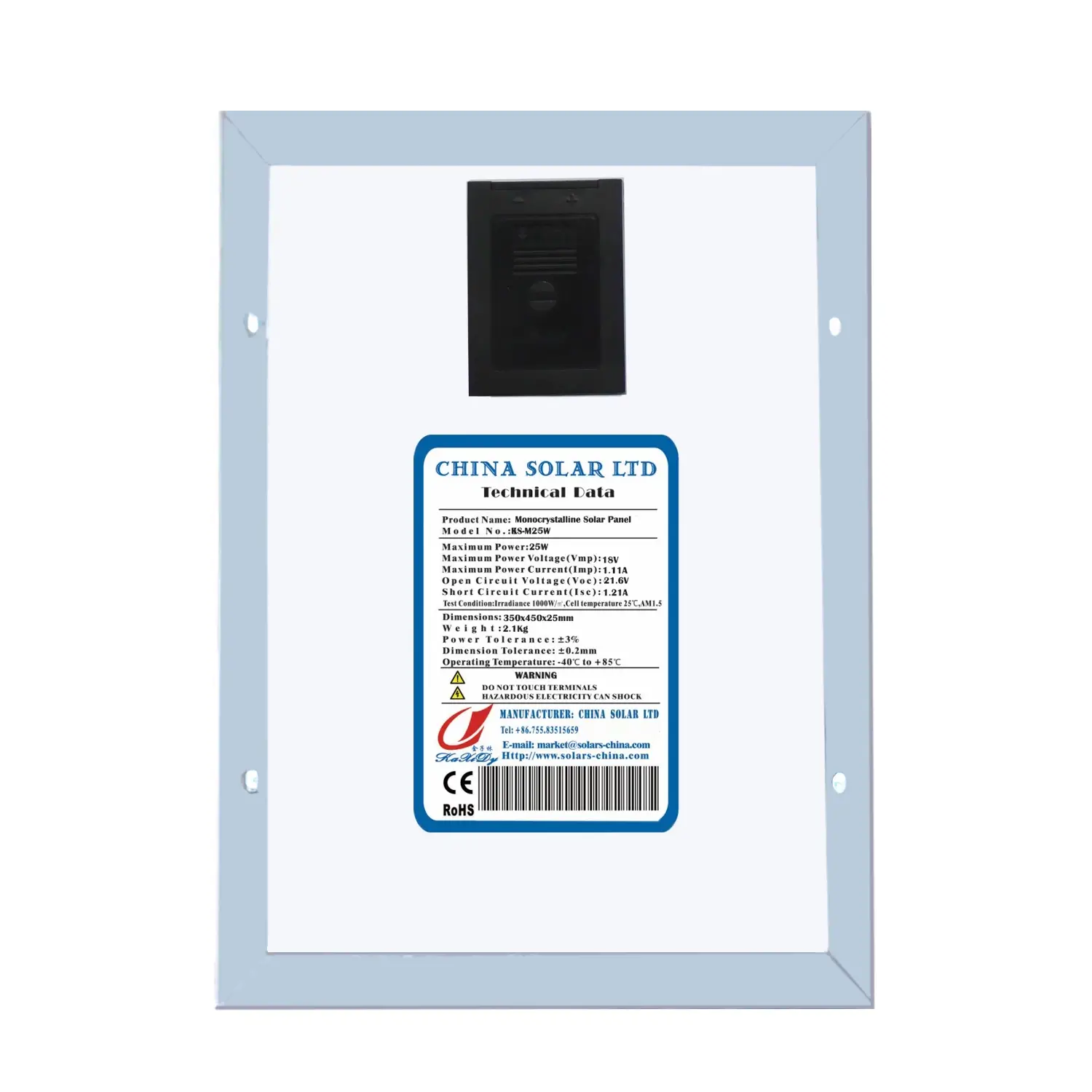 Fotovoltaikus Napelem 20W