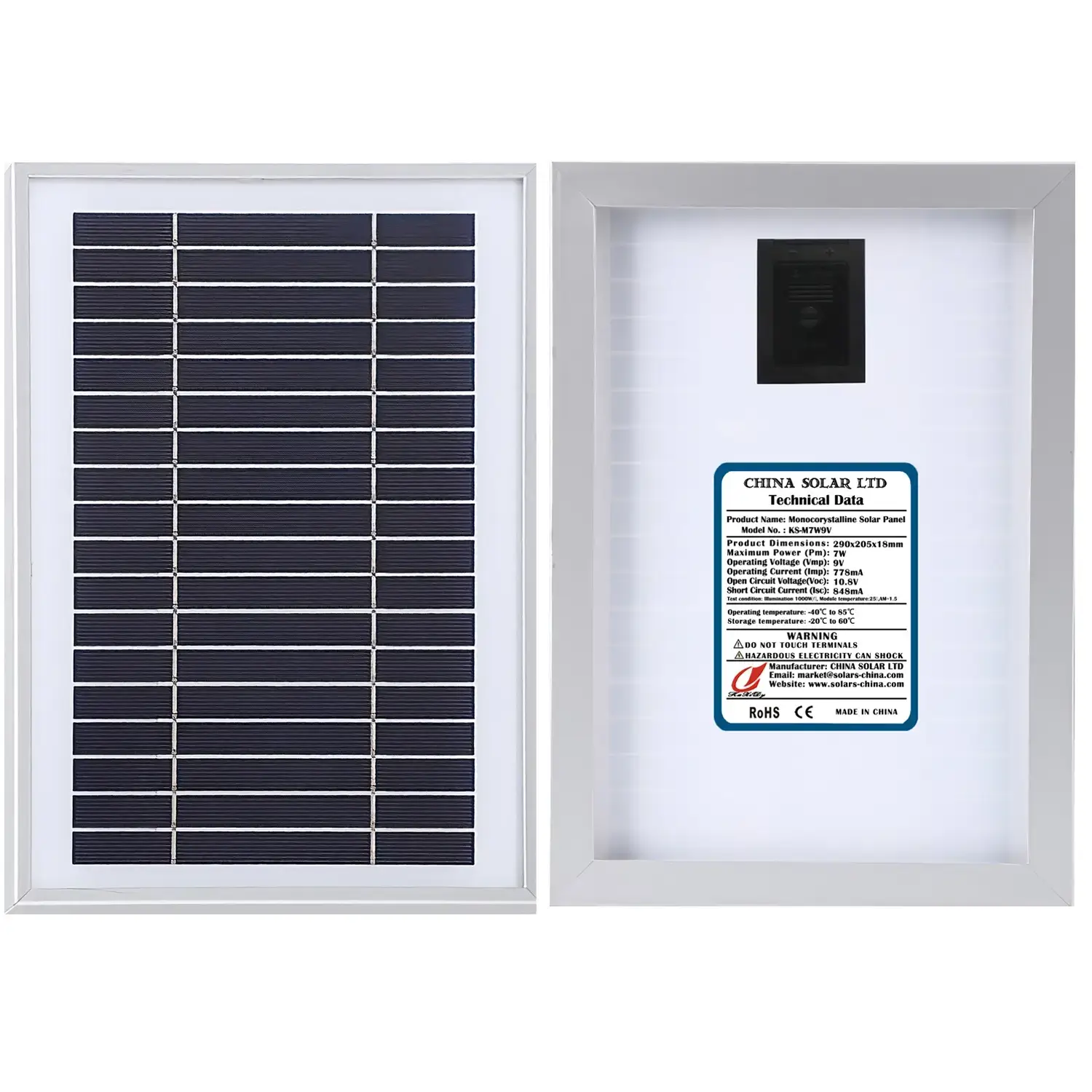 7W Fotovoltaikus Napelem