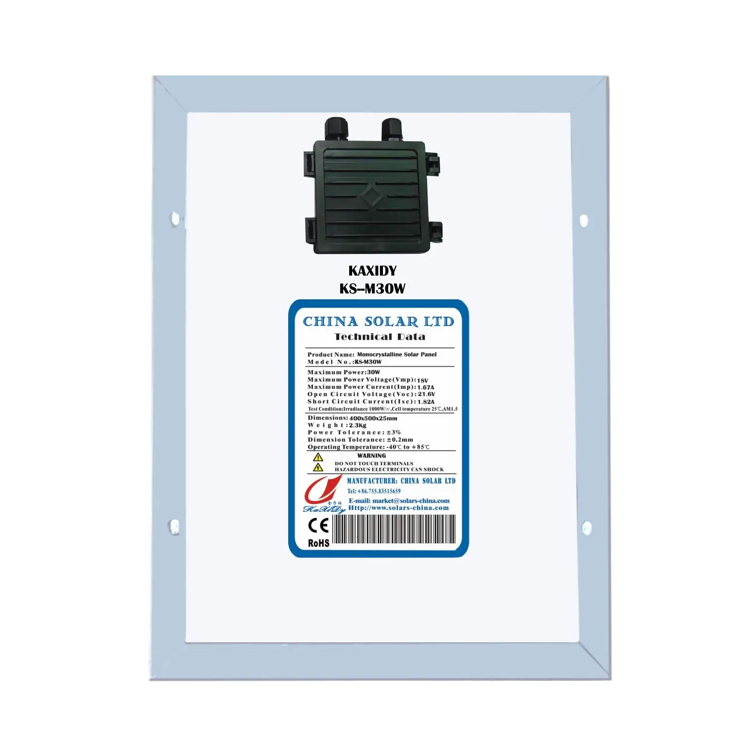 30W Fotovoltaikus Napelem