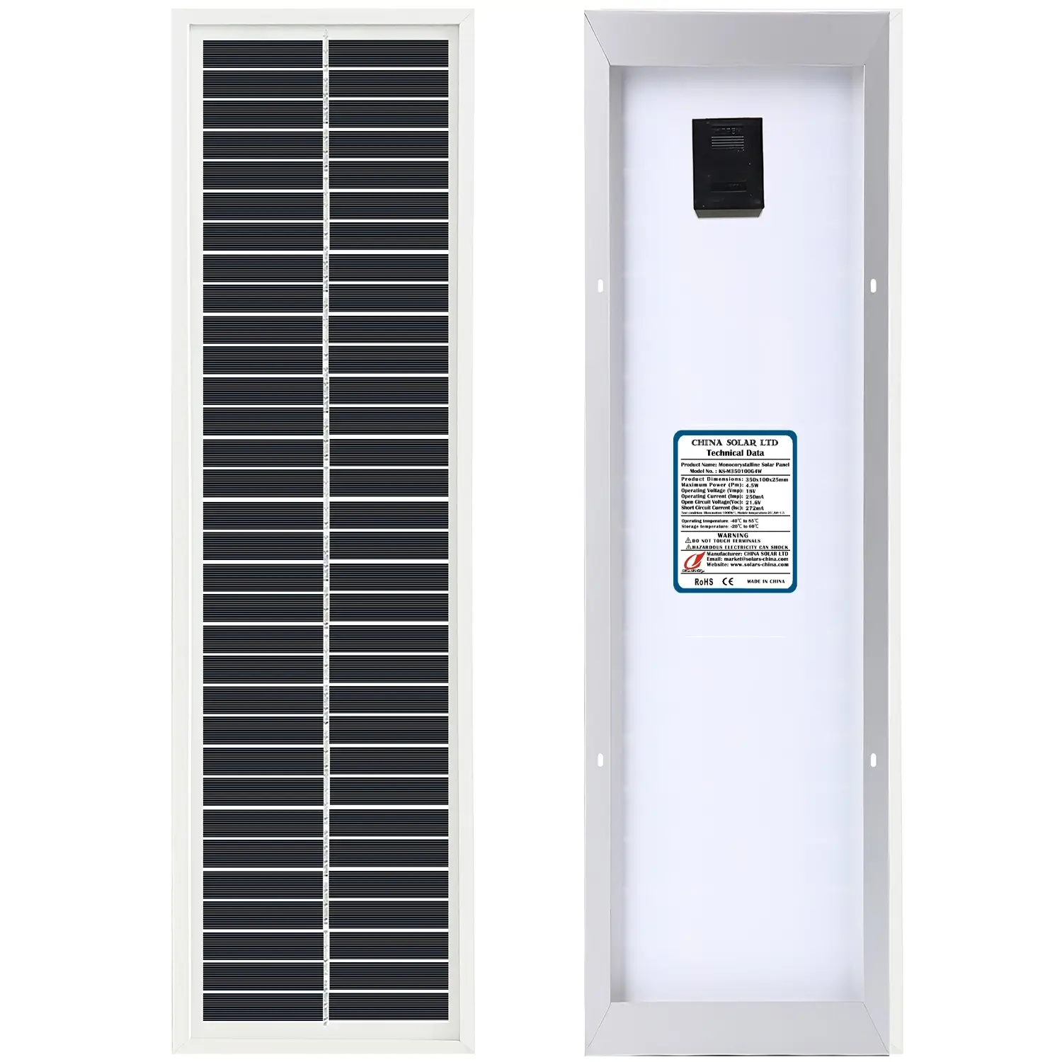 Fotovoltaikus Napelem 4,5W