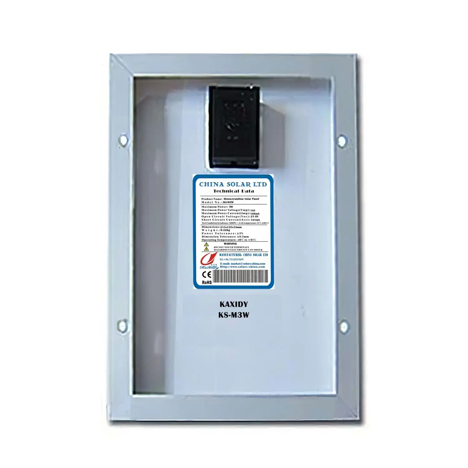 Fotovoltaikus Napelem 3W