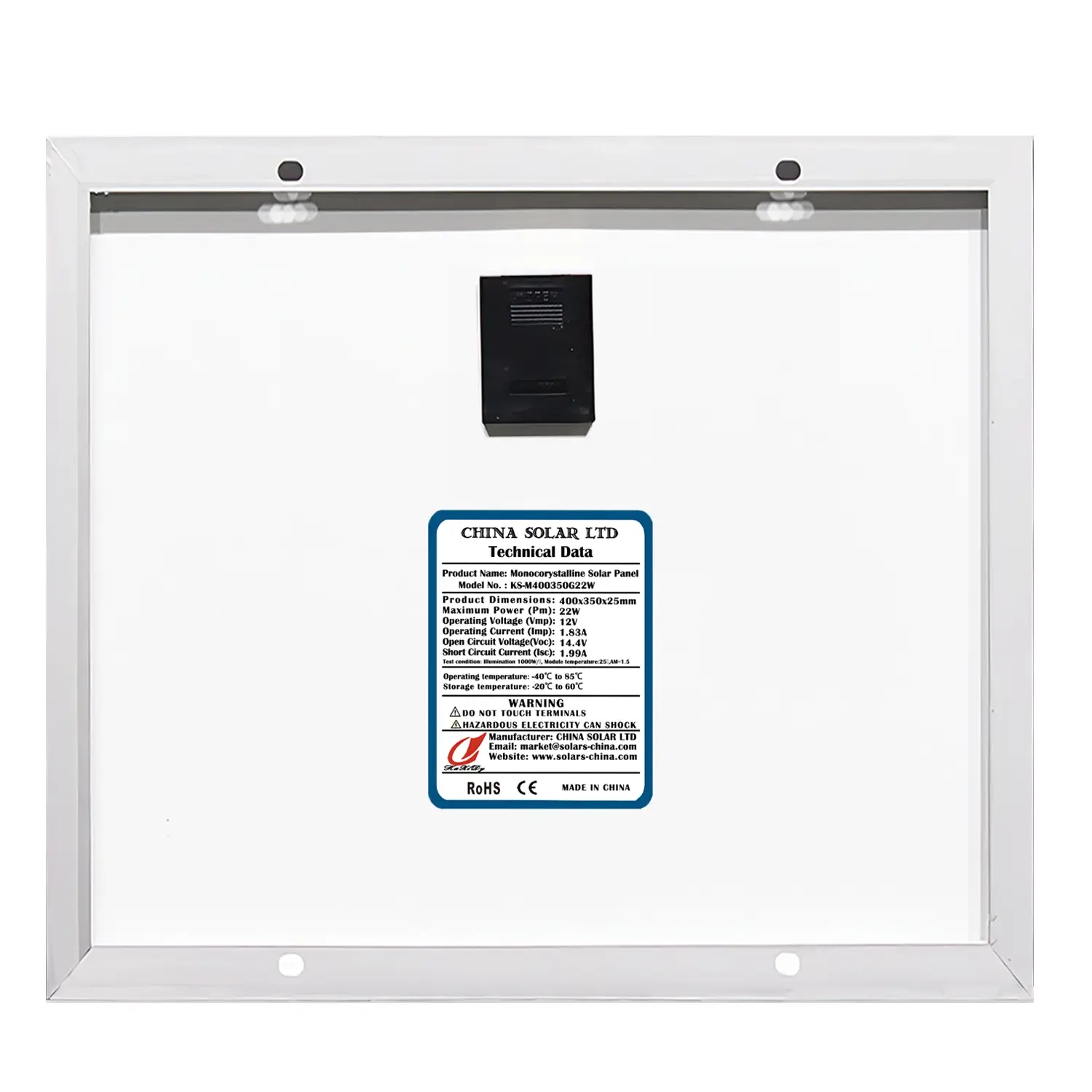 Fotovoltaikus Napelem 22W
