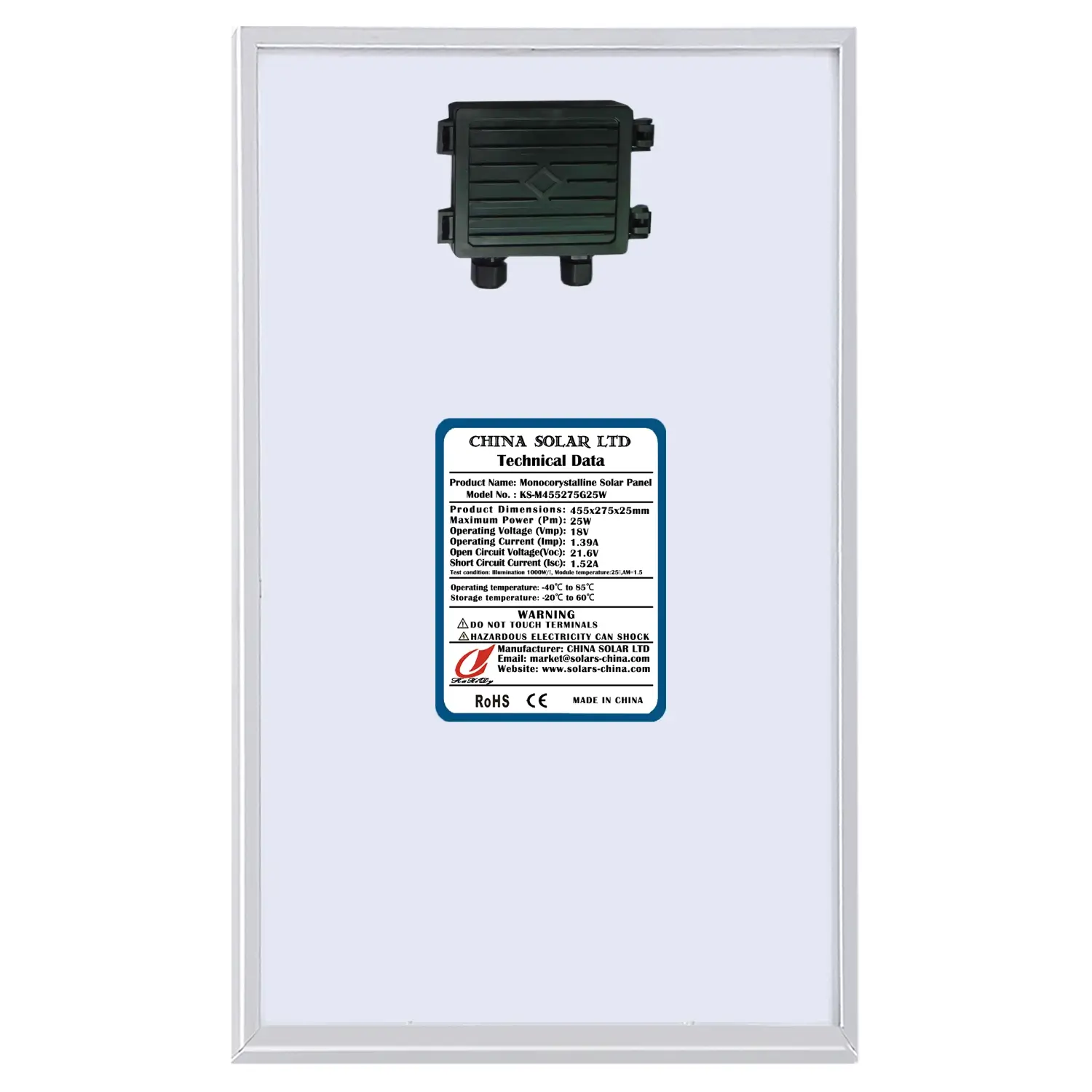 Fotovoltaikus Napelem 20W