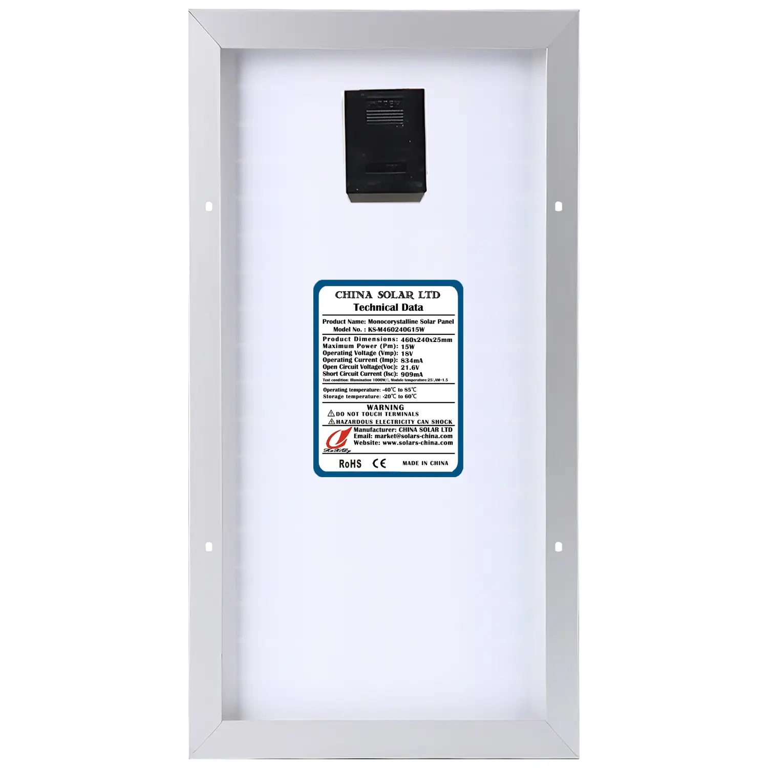 15W Fotovoltaikus Napelem
