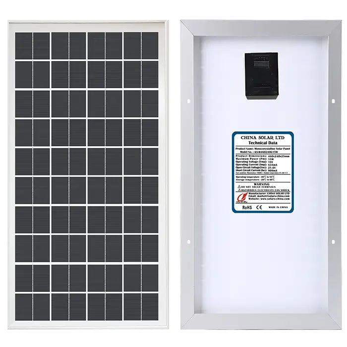 Fotovoltaikus Napelem 15W