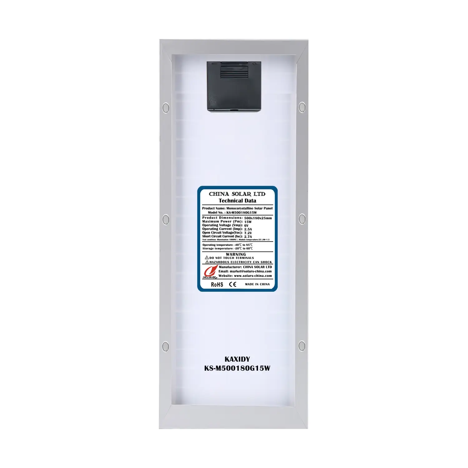 Fotovoltaikus Napelem 15W