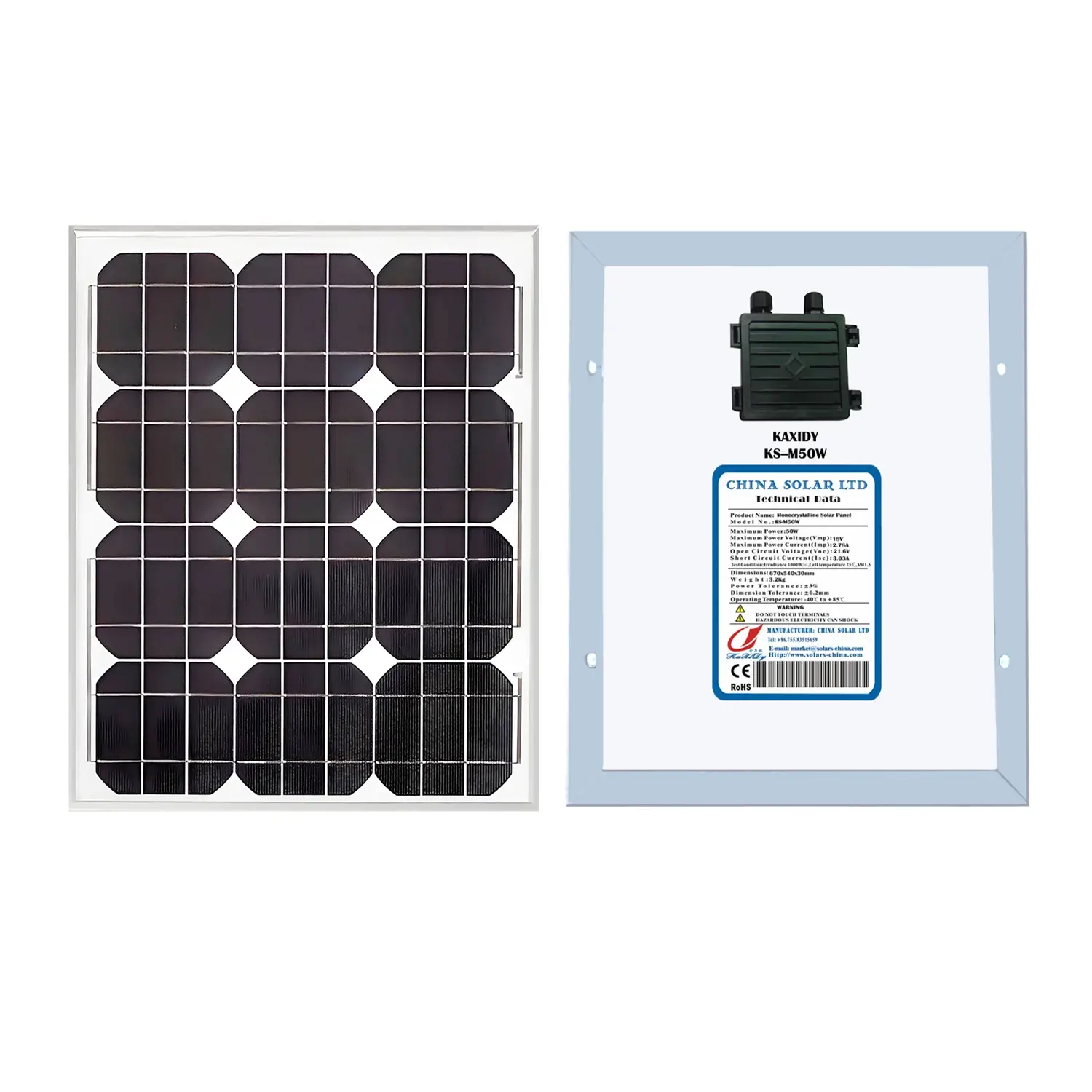 50W Napelem Modul
