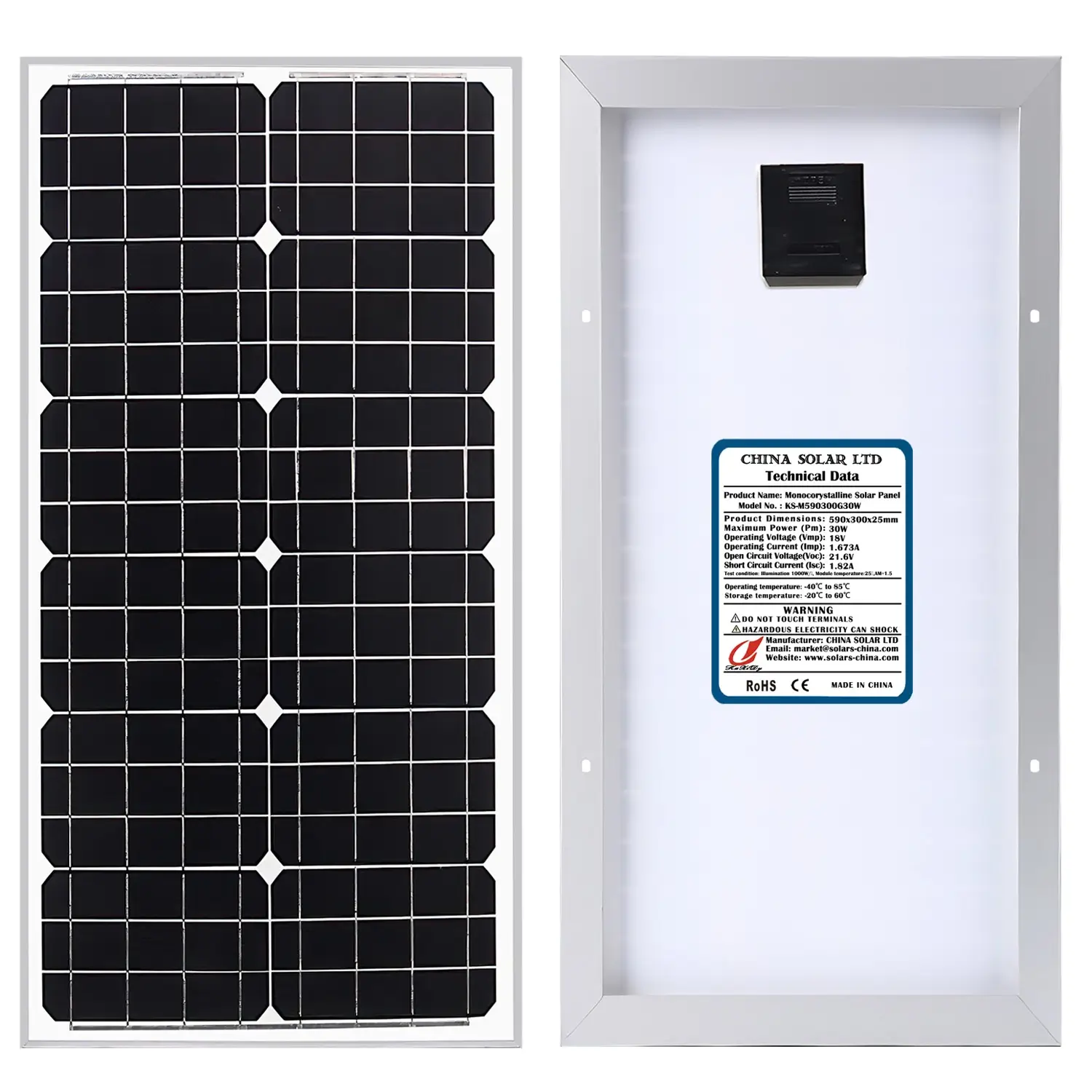Fotovoltaikus Napelem 30W