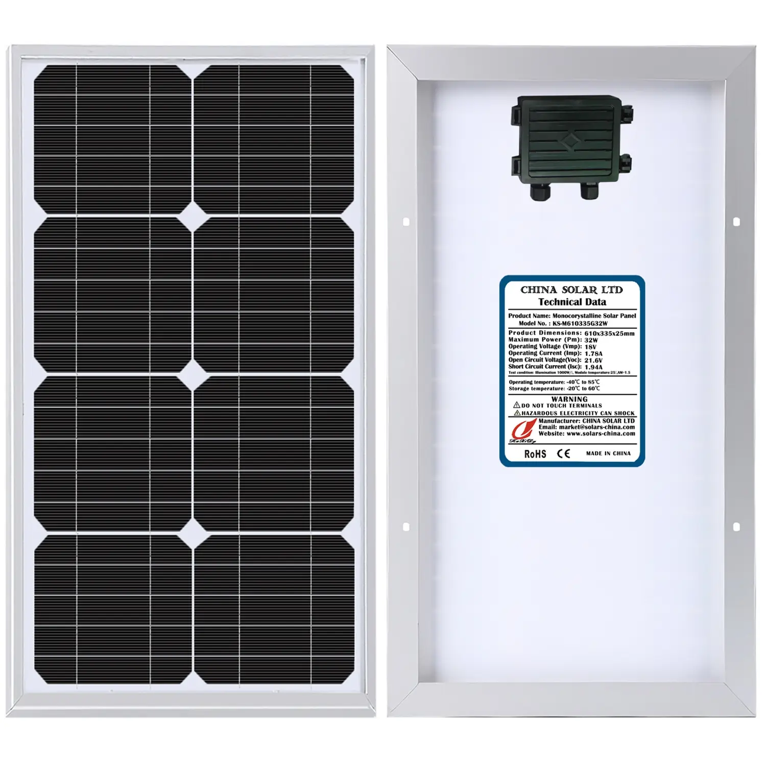 Fotovoltaikus Napelem 30W