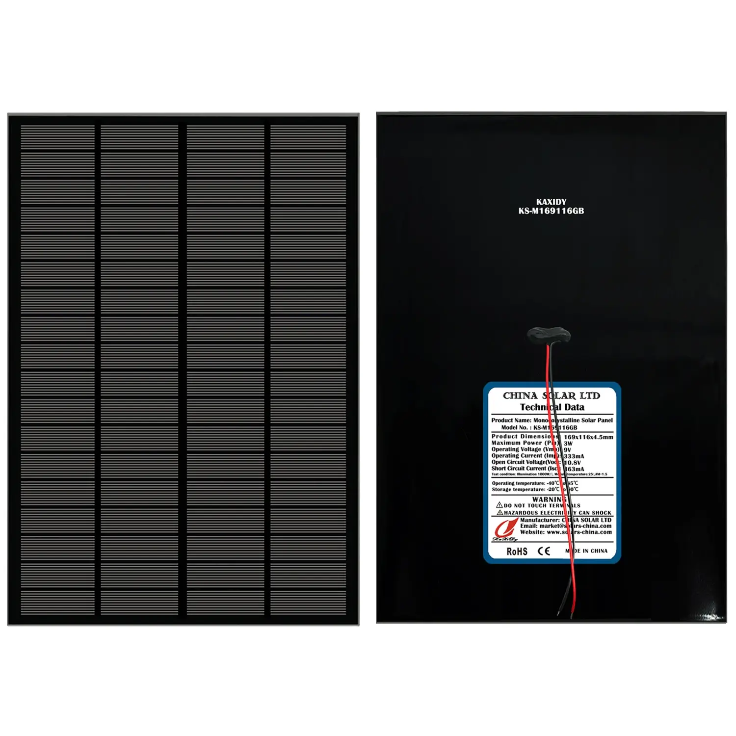 Fotovoltaikus Napelem 3W