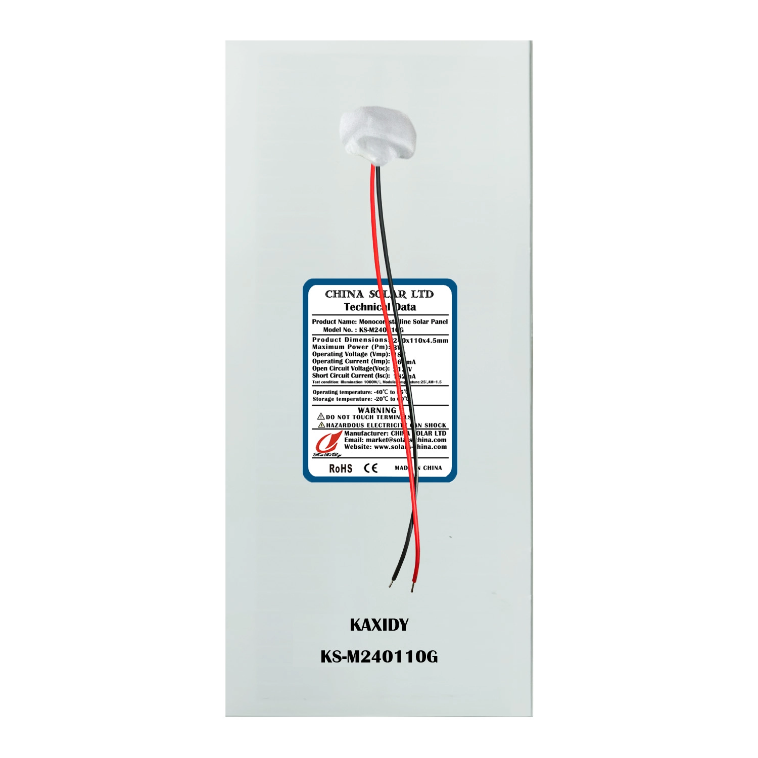Fotovoltaikus Napelem 18V