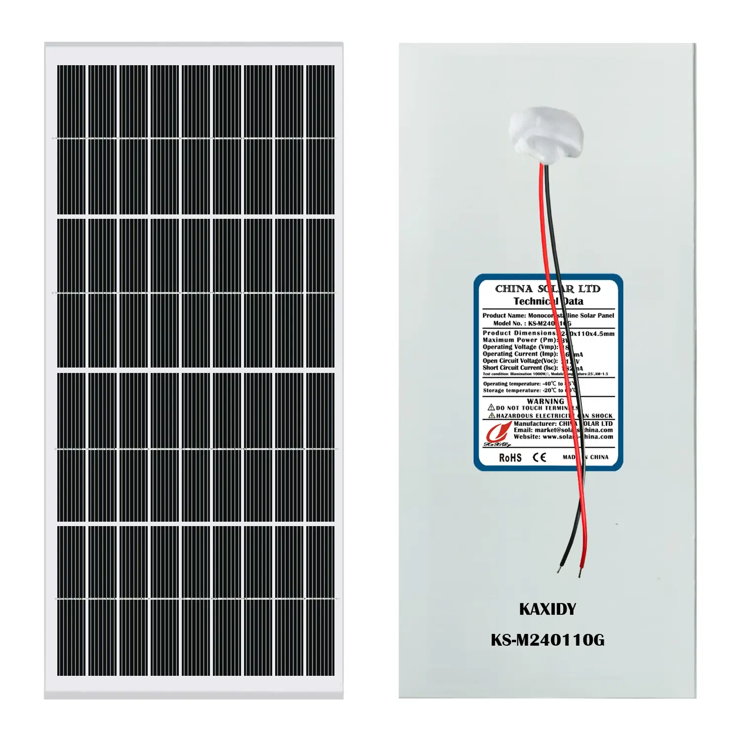 Fotovoltaikus Napelem 3W