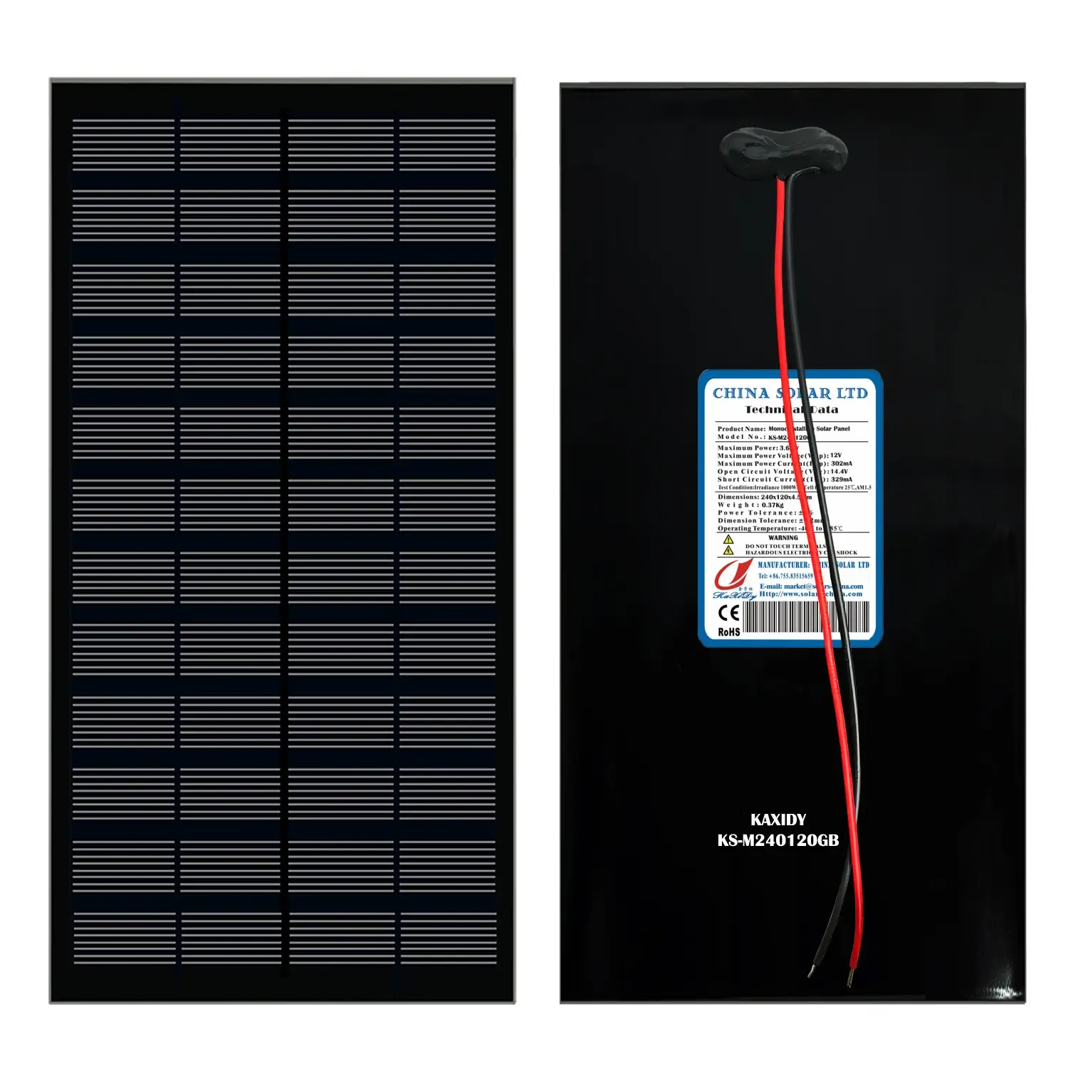 12V Fotovoltaikus Napelem