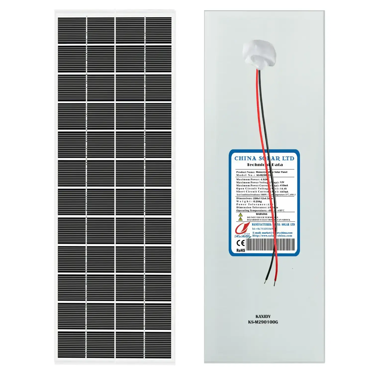 12V Fotovoltaikus Napelem