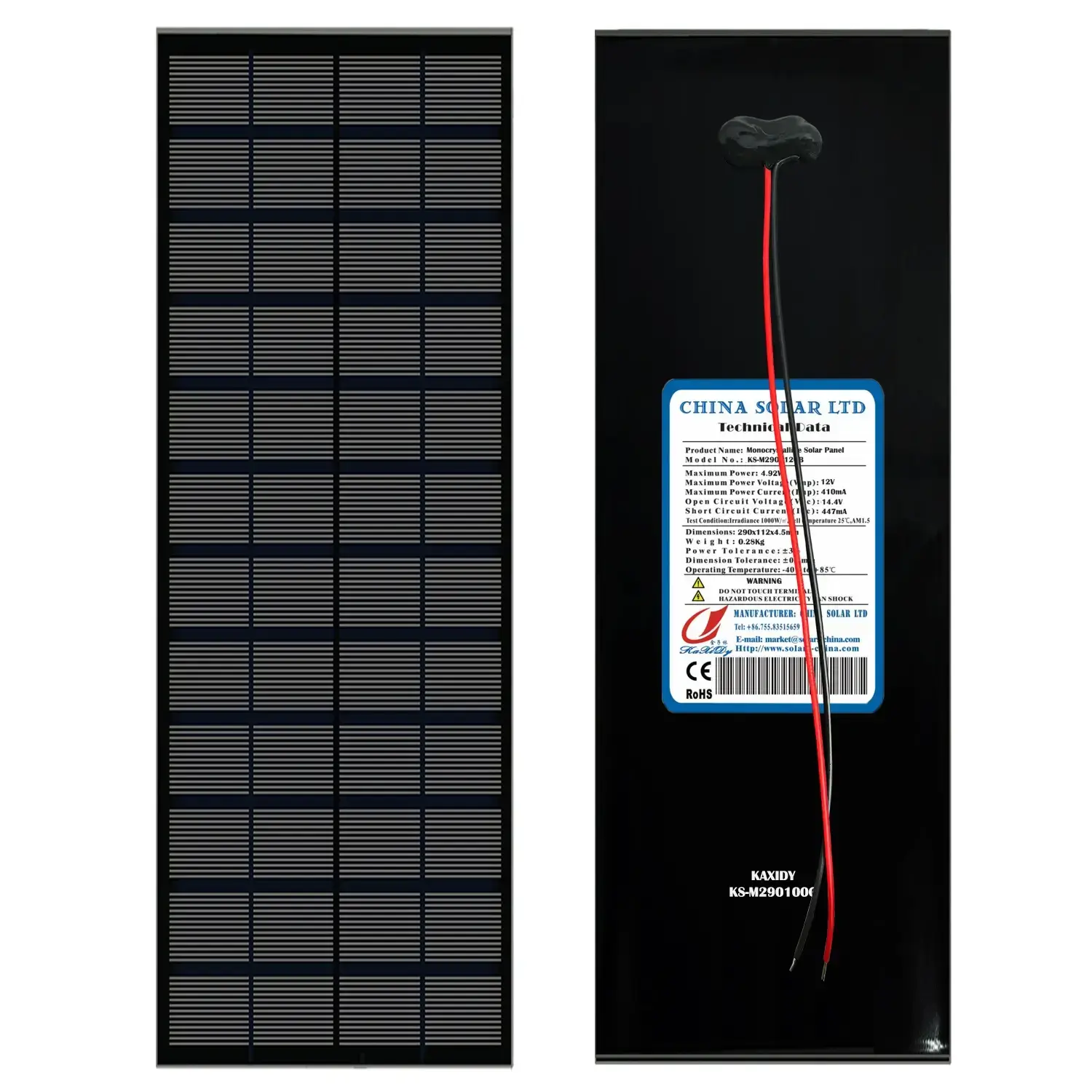 Fotovoltaikus Napelem 12V