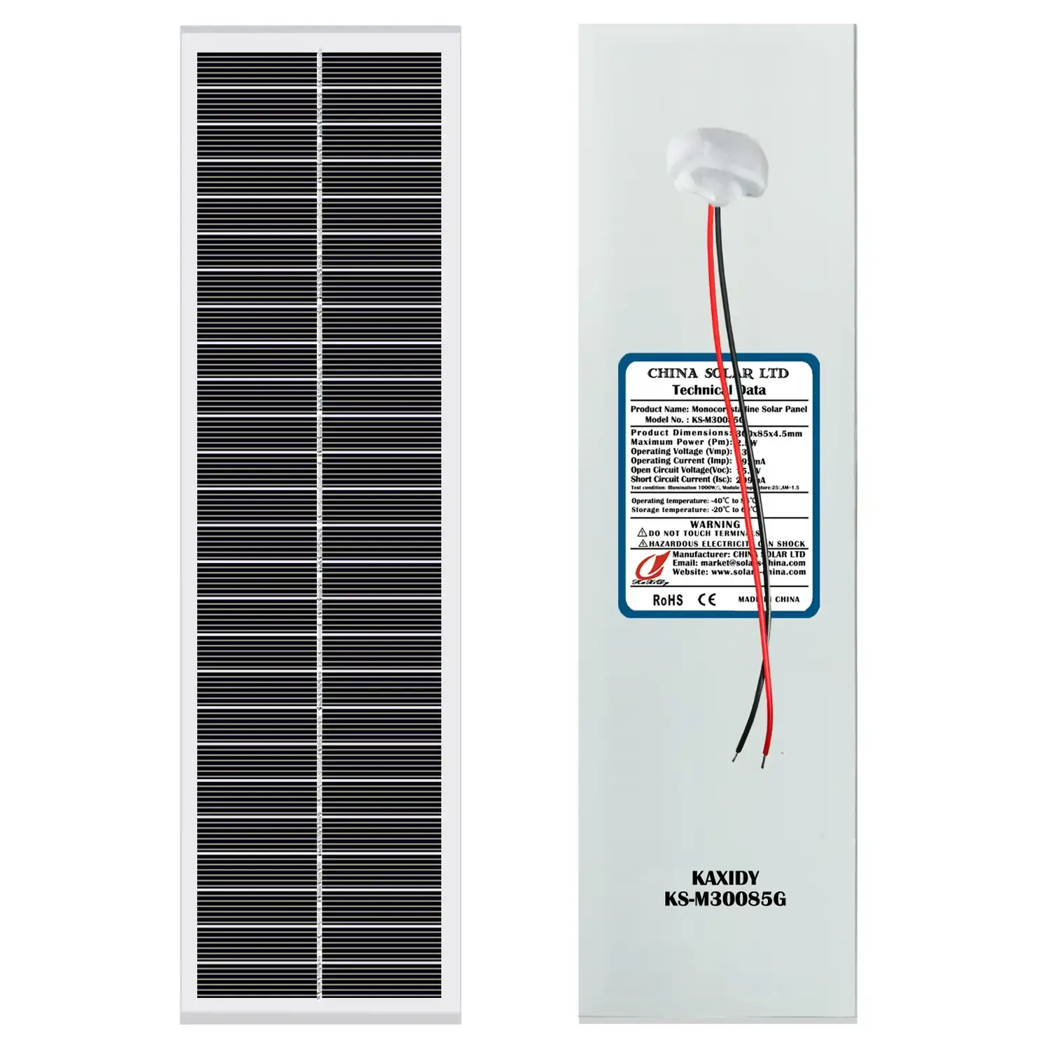 Fotovoltaikus Napelem 2,5W